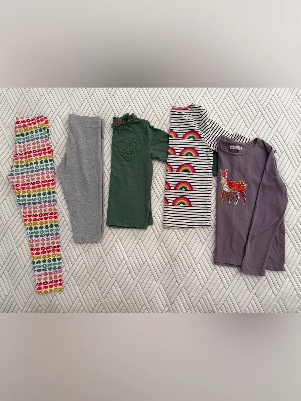 Mini Boden Girls 5 Pieces Outfits Lot Bundle